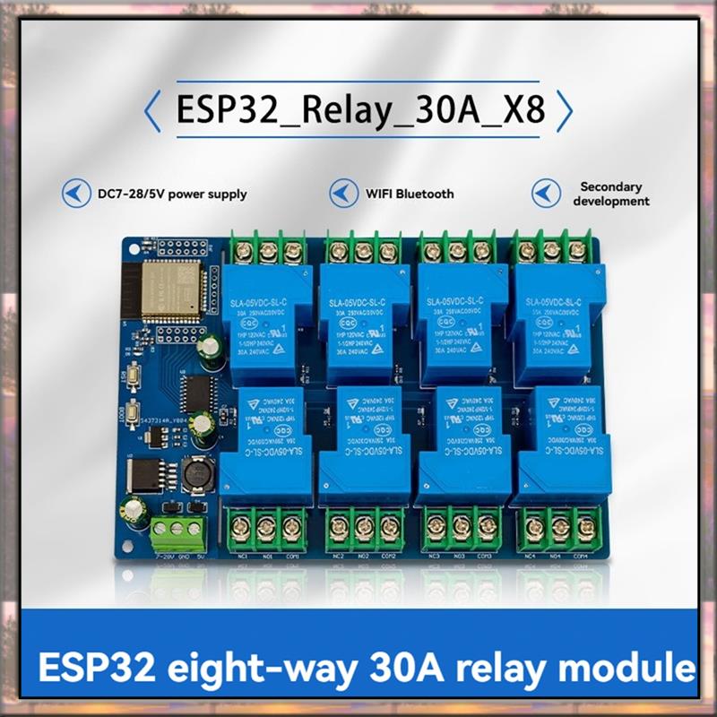 Espressif Esp32 - BAAZ SıCAK 8 Kanal Röle Modülü