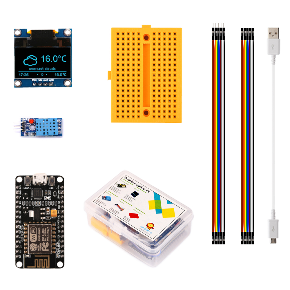 Esp8266 - ESP8266 hava istasyonu DIY kiti ile