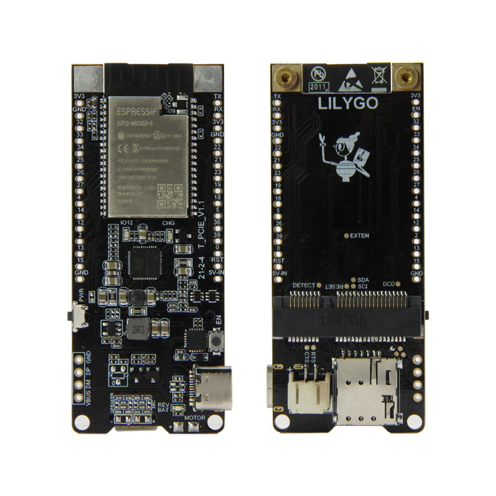 Esp32 Wifi Bluetooth Module - ESP32-WROVER-B Çip Birleştirilebilir Geliştirme Kartı, SIM7070G