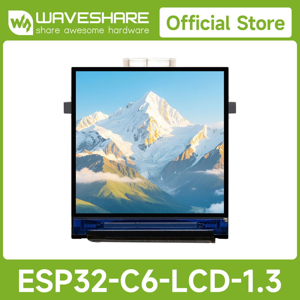 Esp32 Uart Module - Waveshare ESP32-C6 1,3 inç LCD Ekran