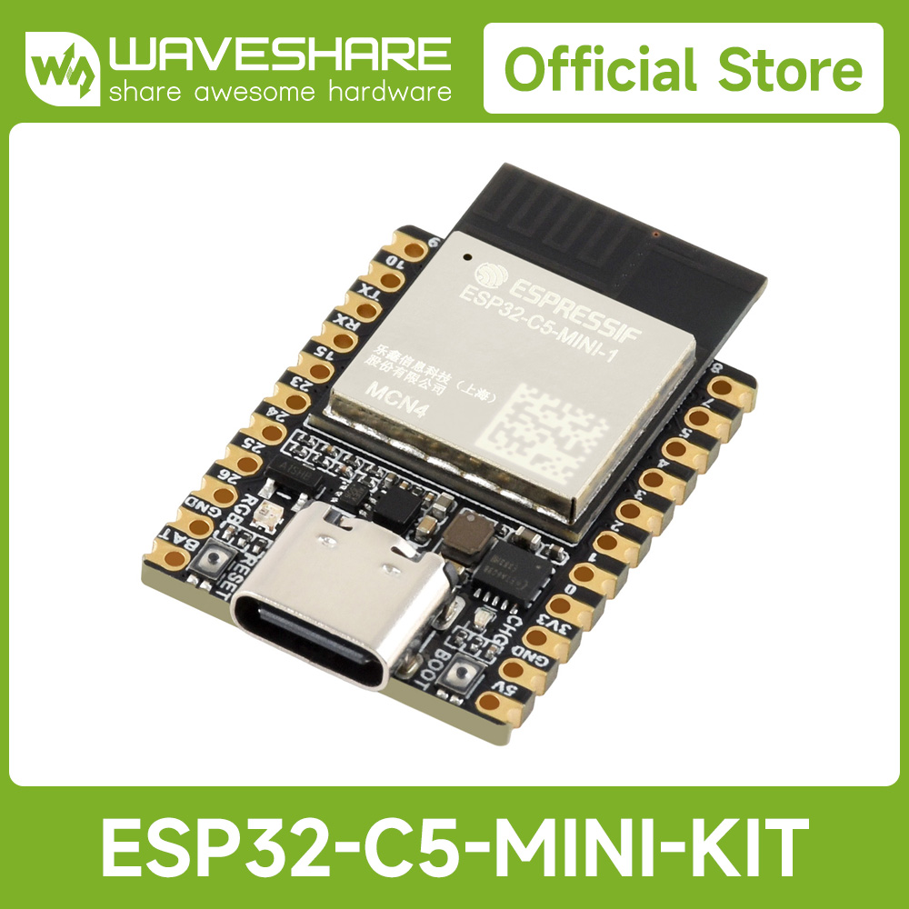 Esp32 Development Board - Waveshare ESP32-C5 Mini Çift Bantlı Wi-Fi
