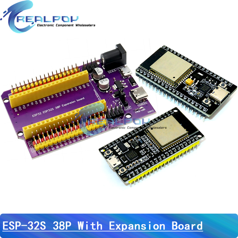 Esp32 Devkit - ESPWROOM32 Geliştirme Kartı TYPE-C / MİKRO