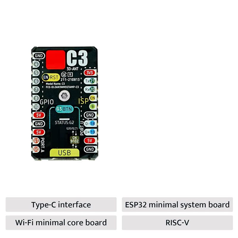 AS95-ESP32-C3 Geliştirme Kartı - Esp32 Wifi Bluetooth Module incelemesi ve fiyatı