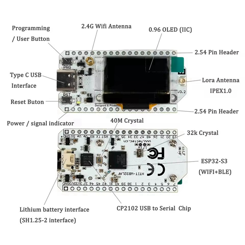 Heltec LoRa32 V3 863-928MHZ ES - Esp32 incelemesi ve fiyatı