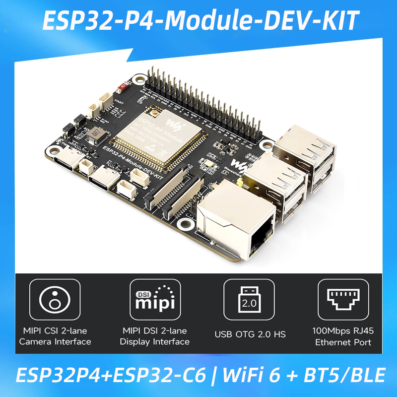 ESP32-P4 + ESP32-C6 Geliştirme - Esp32 P4 incelemesi ve fiyatı