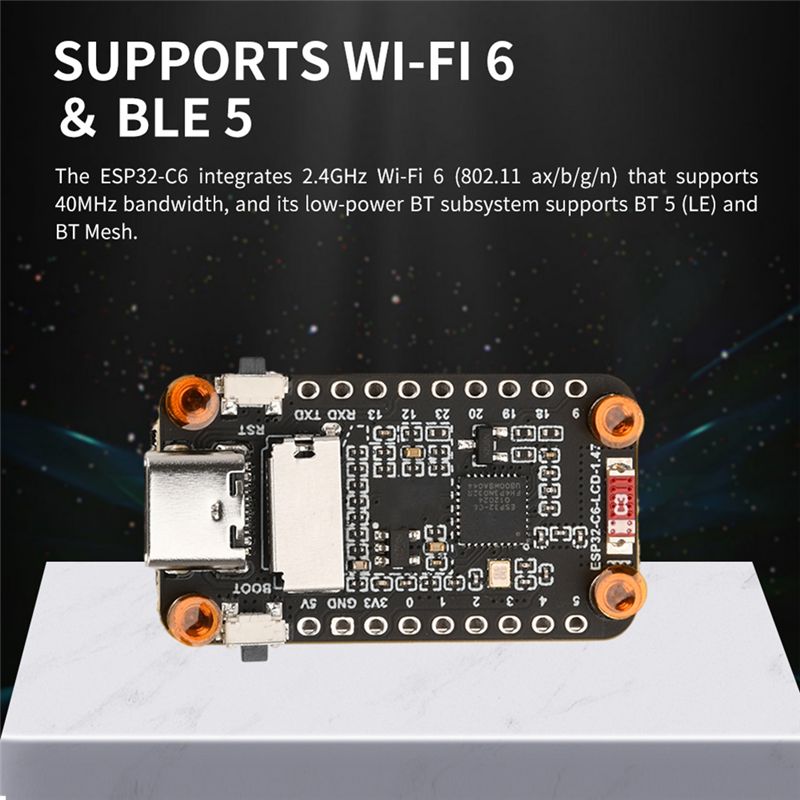 [YENİ A09R!】 Esp32-C6 1.47 İnç - Esp32 C6 incelemesi ve fiyatı