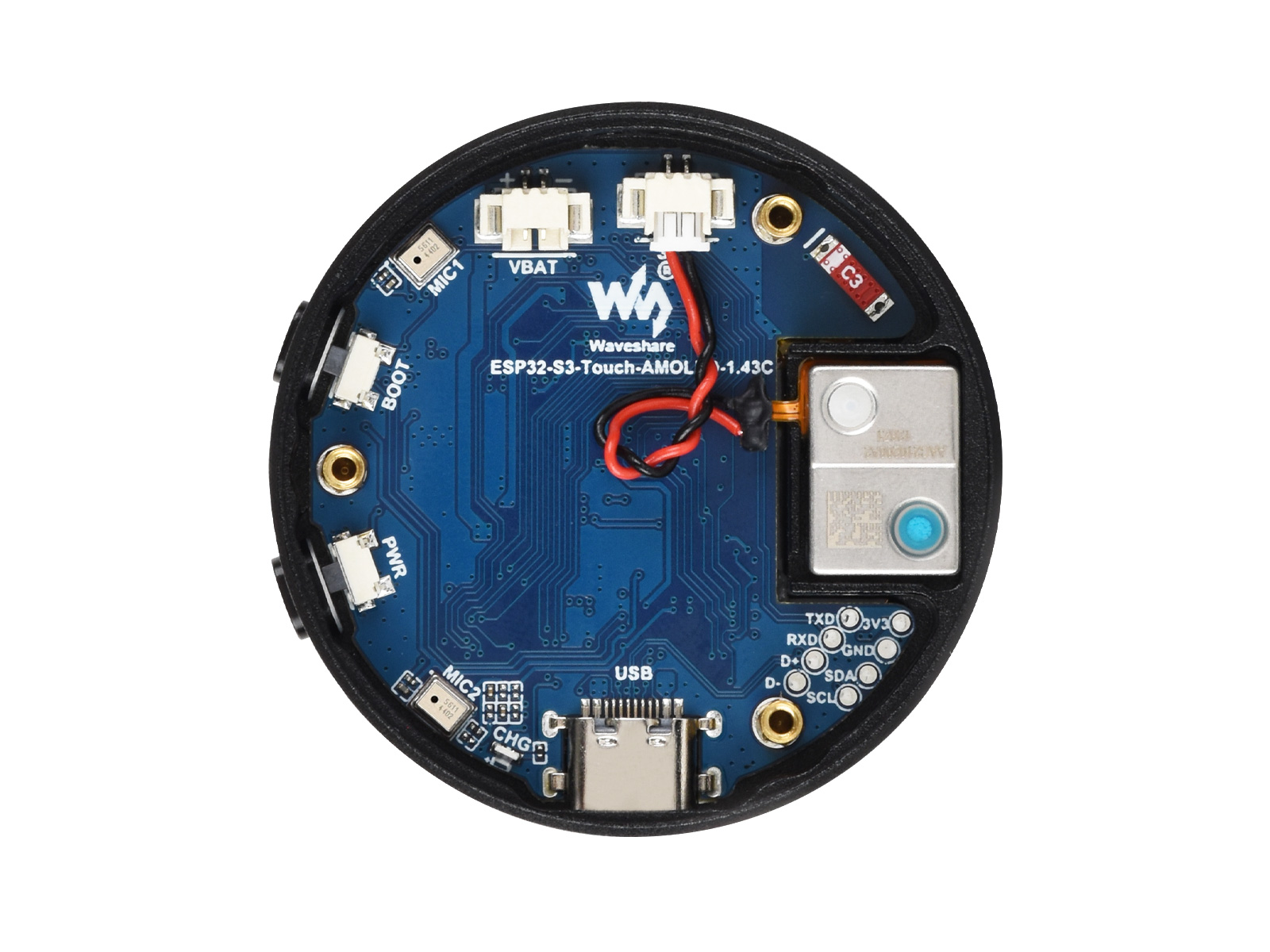 WaveshareESP32-S3 1.43 inç AMO - Esp32 S3 incelemesi ve fiyatı