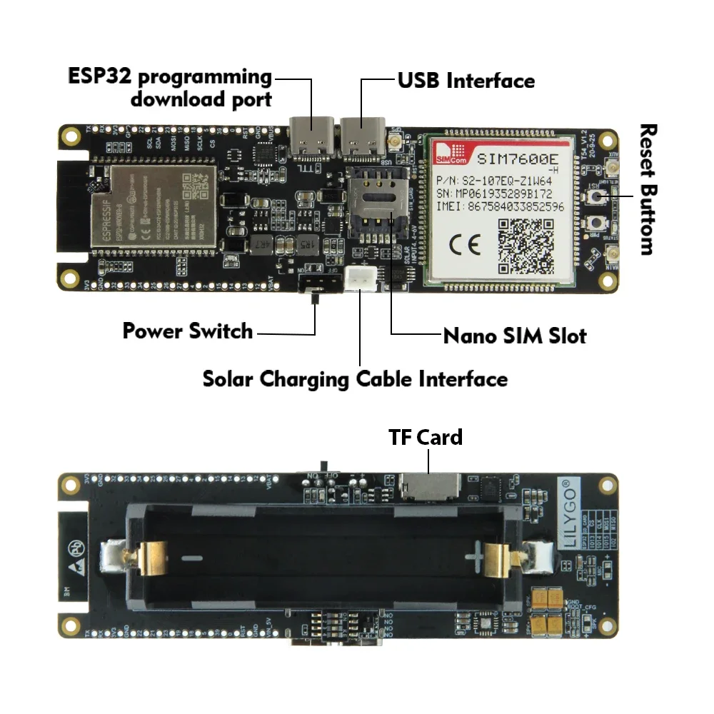 STOKTA LILYGO T-SIM7600G-H R2  - Esp32 incelemesi ve fiyatı