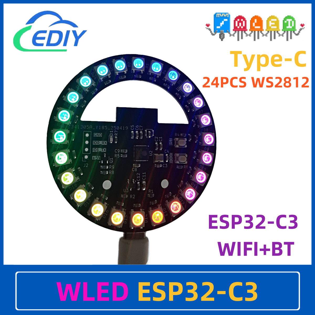 WLED ESP32-C3 Geliştirme Kartı - Esp32 C3 incelemesi ve fiyatı